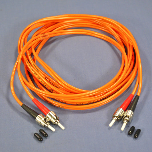 3M Duplex MM ST-ST Fiber Optic Uplink Patch Cable Cord Multi-Mode 5T200-M03