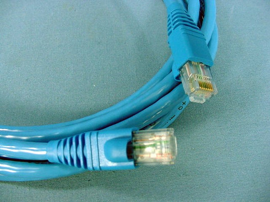 Leviton 62460-10L Cat6+ Light Blue 10ft Extreme Ethernet Cable Data Patch Cord