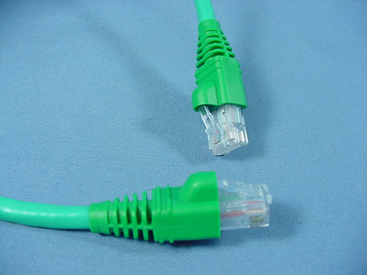 Leviton 62460-3G Green 3 ft Cat 6+ Cable Extreme Ethernet LAN Patch Cord Cat6 3'