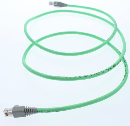 Leviton 62460-5G Light Green 5' Cat6+ Extreme Ethernet Cable LAN Data Patch Cord