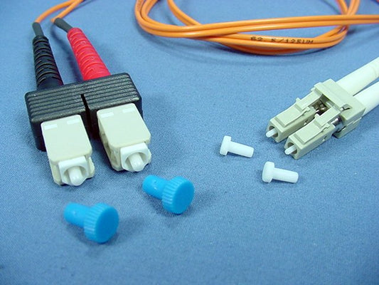 1M Fiber Optic Uplink Patch Cable Cord SC LC 62.5m Duplex Multimode 62DCL-M01