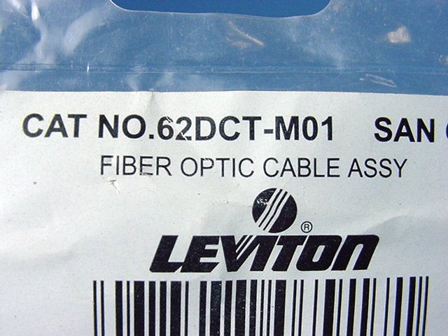 1M Fiber Optic Uplink Multi-Mode Duplex Patch Cable Cord ST SC 62mic 62DCT-M01
