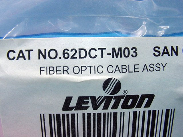 3M Fiber Optic Uplink Multi-Mode Duplex Patch Cable Cord ST SC 62mic 62DCT-M03