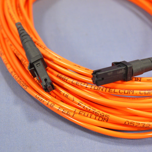 10M Fiber Optic Uplink Multi-Mode Duplex Patch Cable Cord MT-RJ 62.5 62DMJ-M10