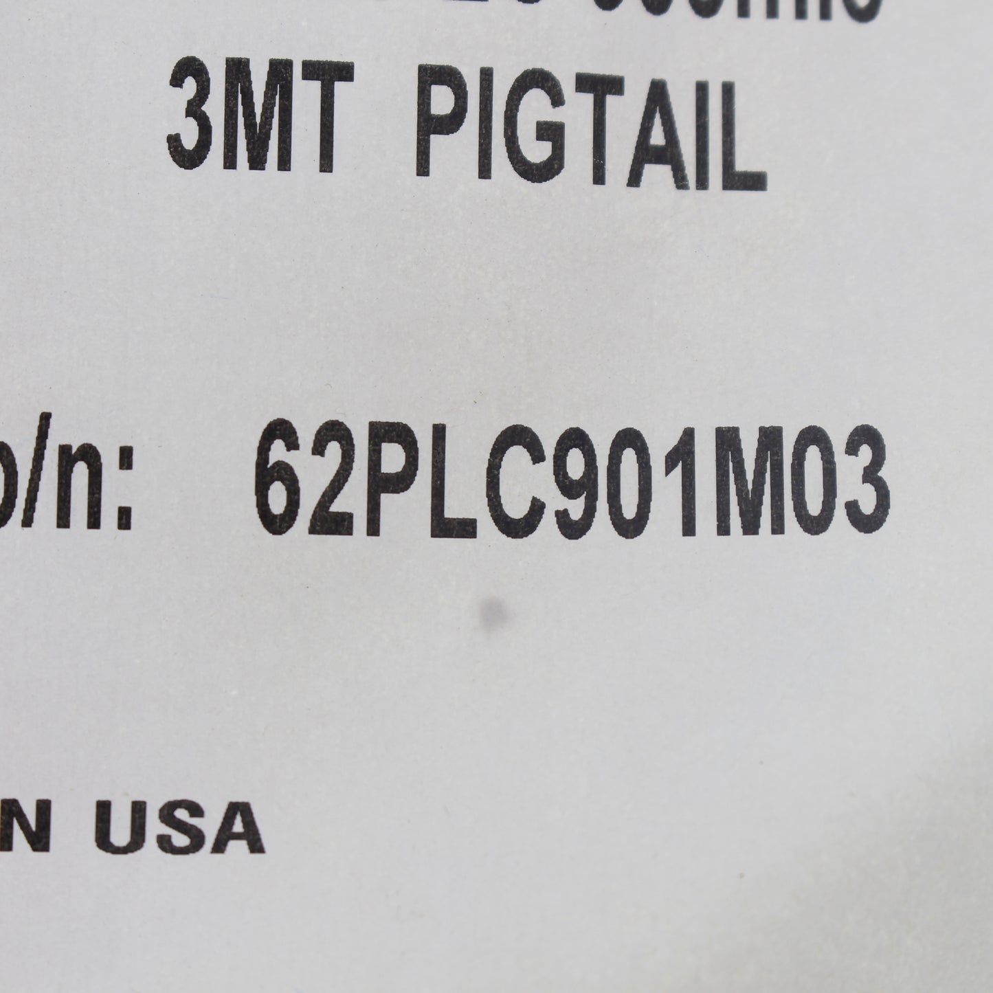 Leviton 62PLC-M03 Uplink Fiber Optic Cable 62.5/125 LC 900mic 3Meter Pigtail