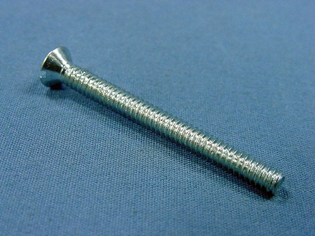 Uneeda Bolt & Screw Co 1-1/2" Flathead 6-32 Thread Straight Slot Machine Bolt