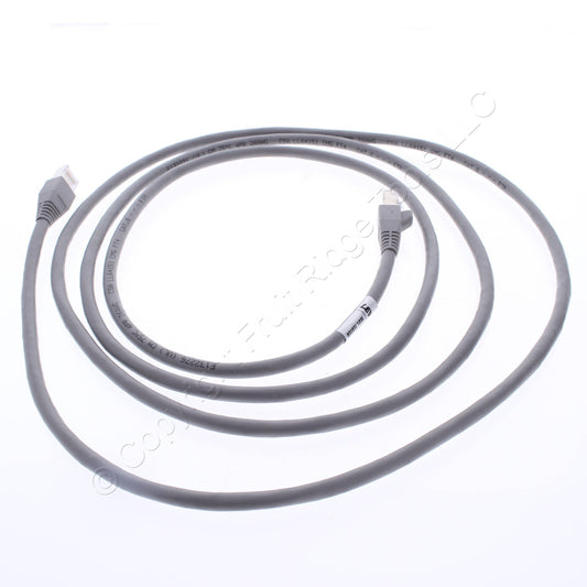 Leviton 6S460-7S Cat 6 Shielded Ethernet LAN Patch Cord 7 Ft. Long - Gray