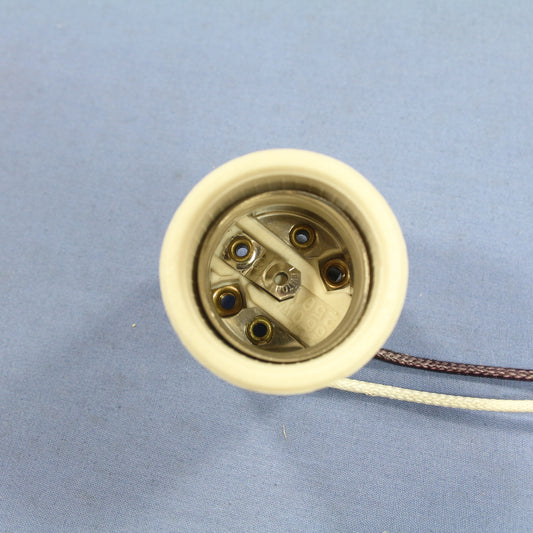 Leviton Unglazed Porcelain Light Socket Lamp Holder Medium 660W Bulk 70035-15