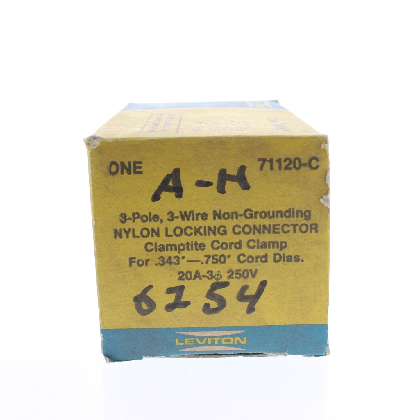 Leviton 71120-C Twist Turn 20A Locking Connector Plug NEMA L11-20R 3� 250V 3P3W