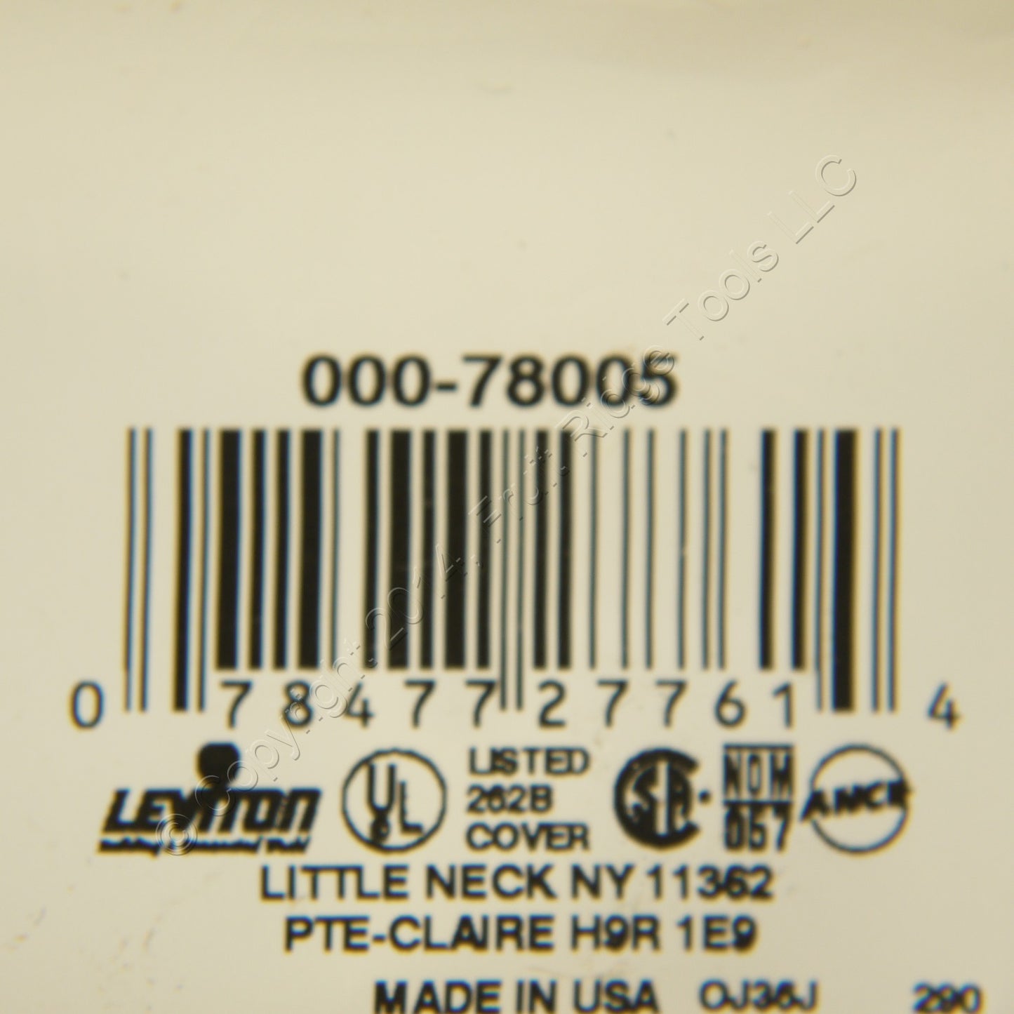Leviton 78005-T Lt Almond 2-Gang Toggle Duplex Plastic Standard Wallplate Cover