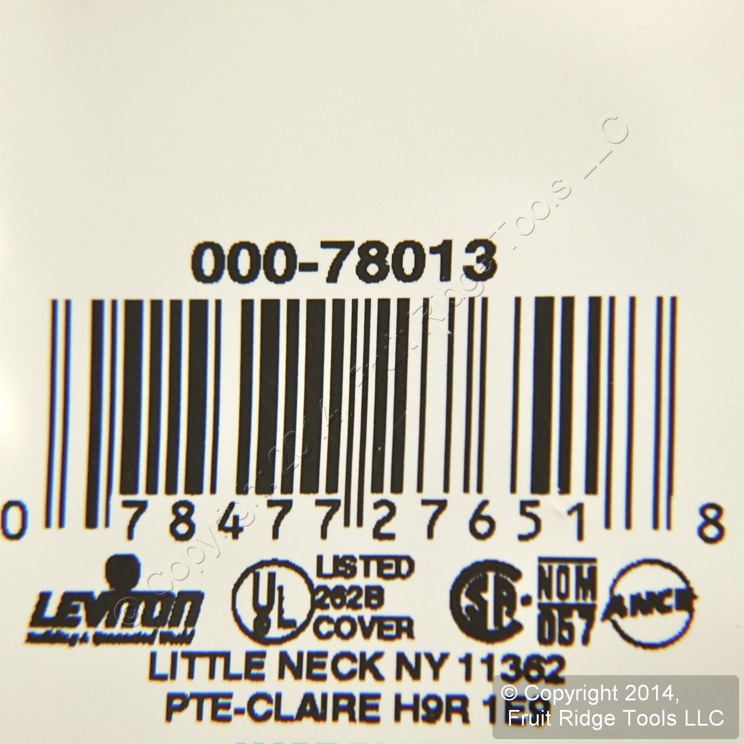 Leviton 78013 Lt Almond 1-Gang Phone .406" Hole Plastic Wallplate Box Mount 4pcs