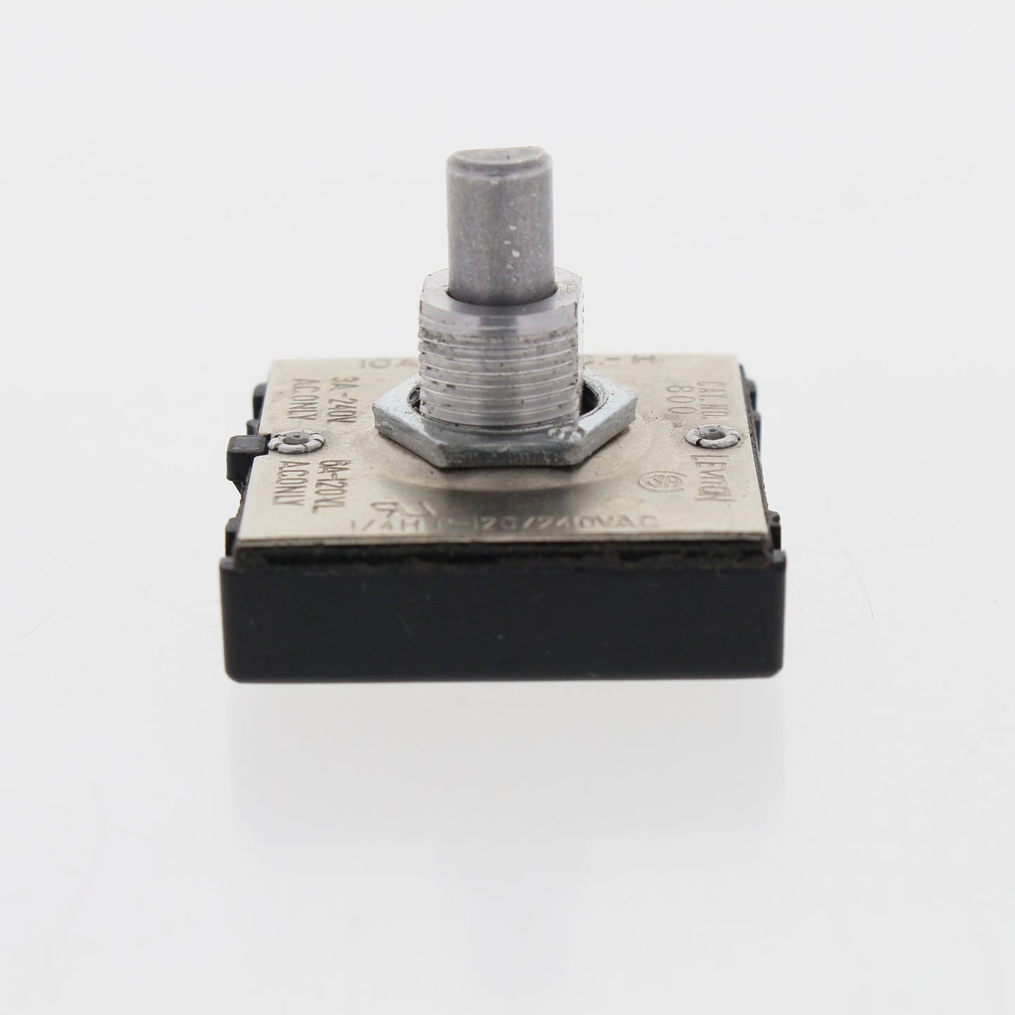 Leviton Rotary On/Off Canopy Switch 10A 120VAC-H/6A 120VAC-L/3A 240VAC 800