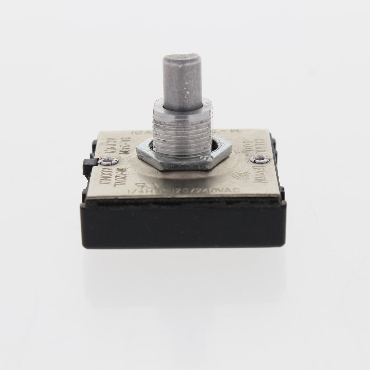 Leviton Rotary On/Off Canopy Switch 10A 120VAC-H/6A 120VAC-L/3A 240VAC 800