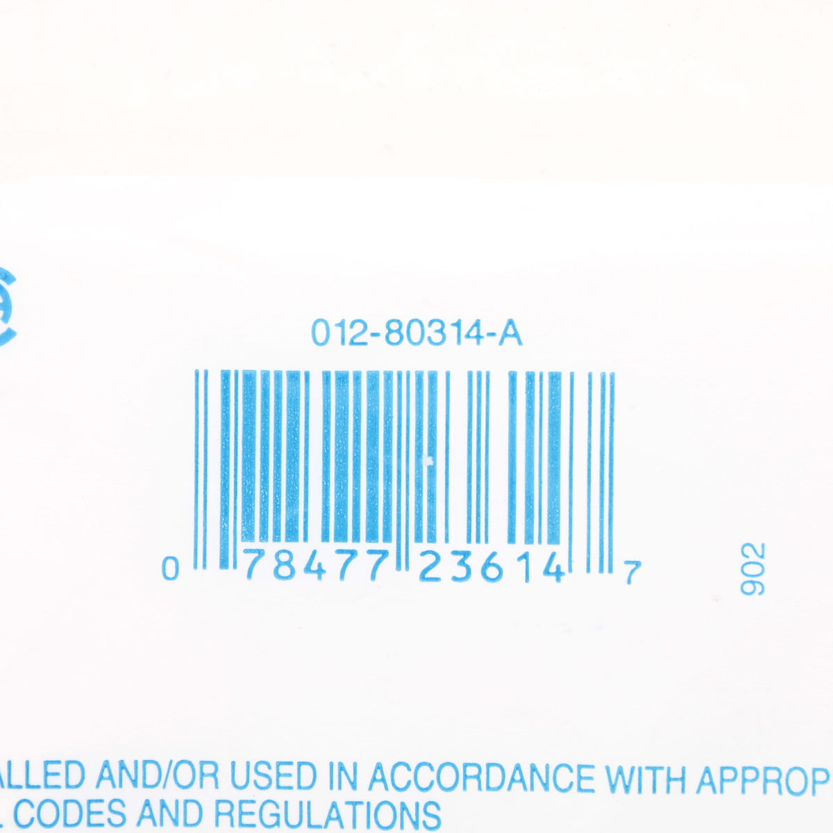Leviton 80314-A Almond 1-Gang Blank Unbreakable Nylon Wallplate Cover Box Mount