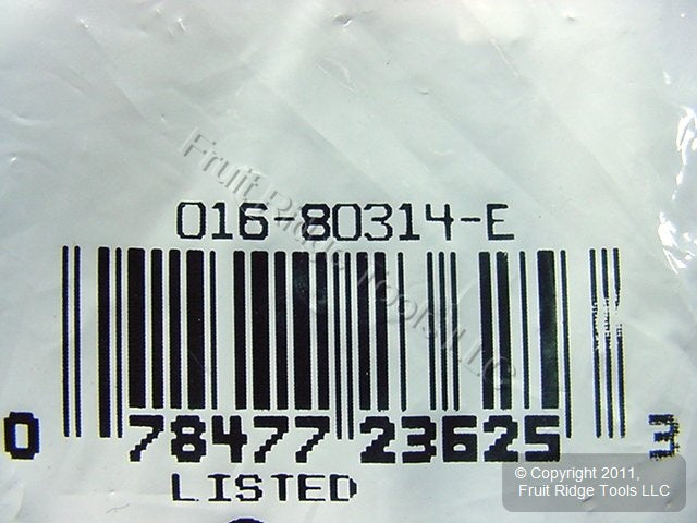 Leviton 80314-E Black 1-Gang Blank Unbreakable Nylon Wallplate Cover Box Mount