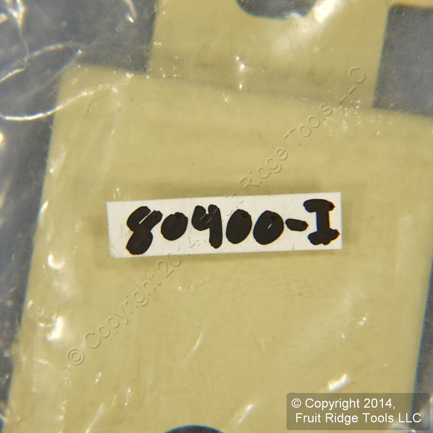 Leviton 80400-I Ivory 1-Gang Decora Telephone .406" Metal Wallplate Strap Mount