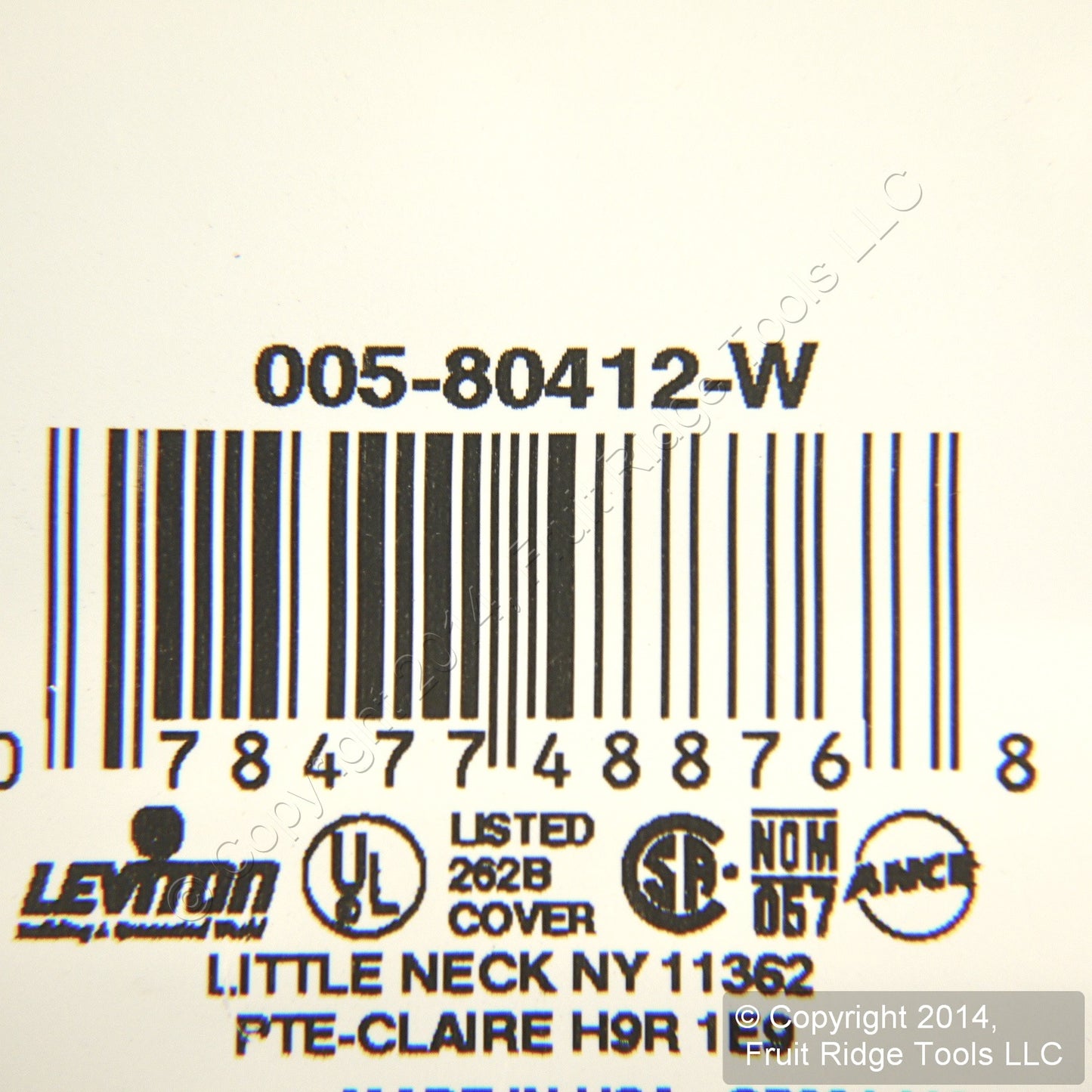 Leviton 80412-W White 4-Gang GFCI GFI Decora Plastic Standard Wallplate Cover