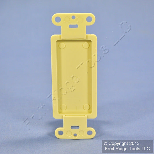 Leviton 80414-I Ivory 1-Gang Decora GFCI GFI Plastic Standard Wallplate Cover
