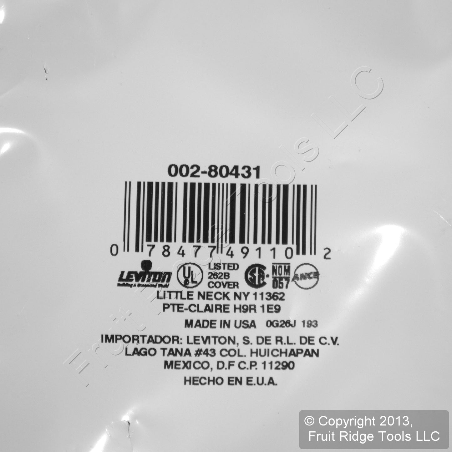 Leviton 80431 Brown 3-Gang Toggle Switch Decora GFCI Plastic Standard Wallplate