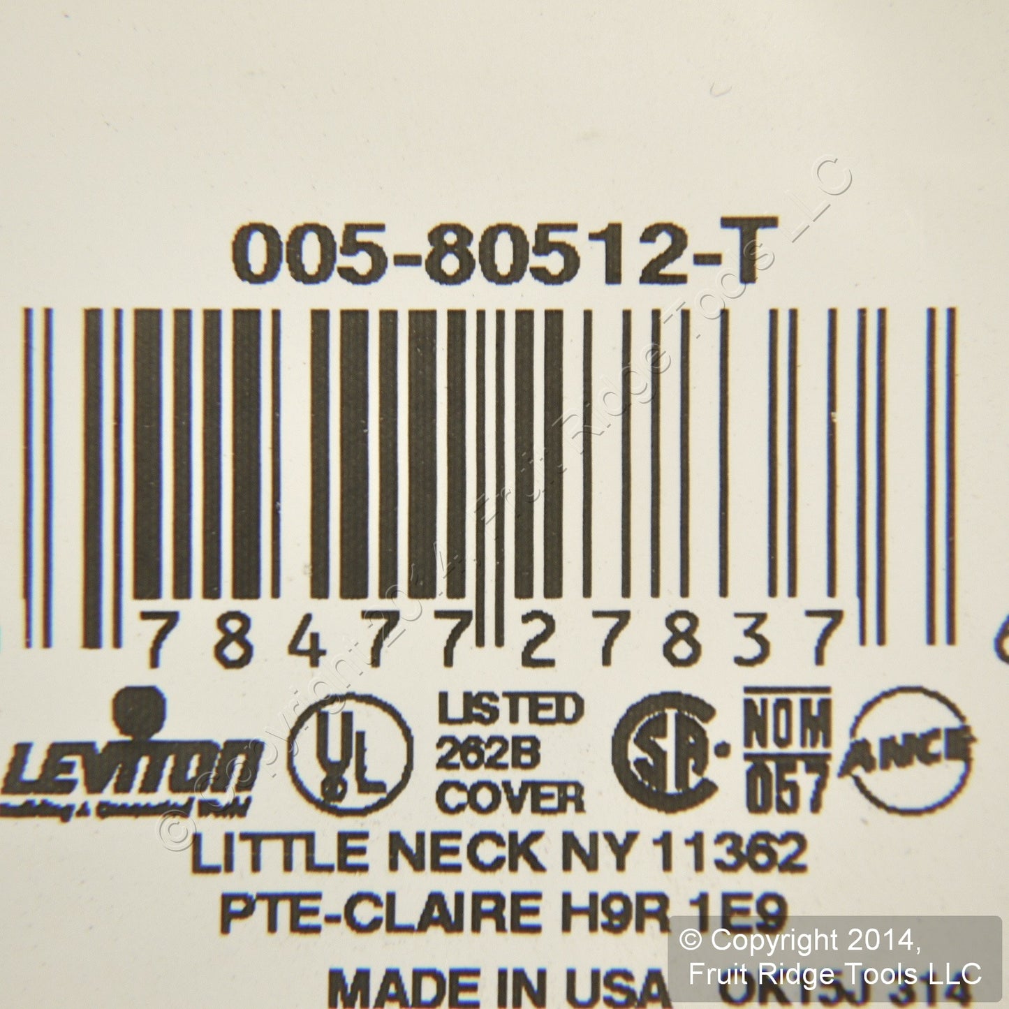 Leviton 80512-T Light Almond 4-Gang Toggle Switch Plastic Midway Wallplate Cover