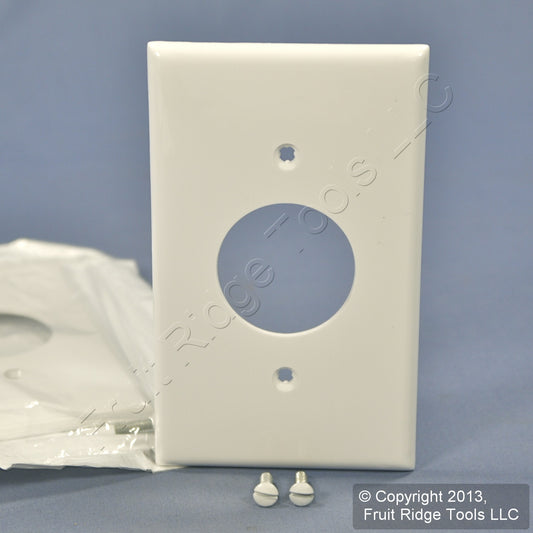 Leviton 80704-W White 1-Gang 1.406in. Outlet Unbreakable Wallplate Cover 3pcs
