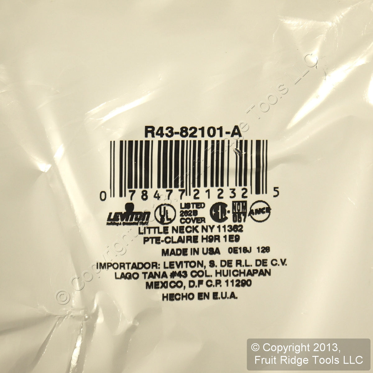 Leviton 82101-A Almond Residential Toggle Oversize Switch Cover Wallplate 150pcs