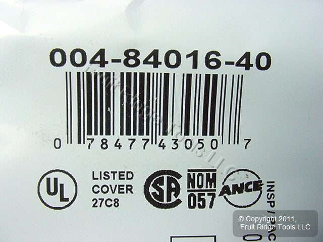 Leviton Stainless Steel 2-Gang Duplex Receptacle Outlet Cover Wall Plate 84016