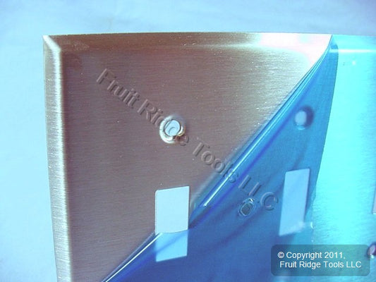 Leviton Non-Mag Stainless Steel 10-Gang Toggle Switch Cover Wallplate 84050-40