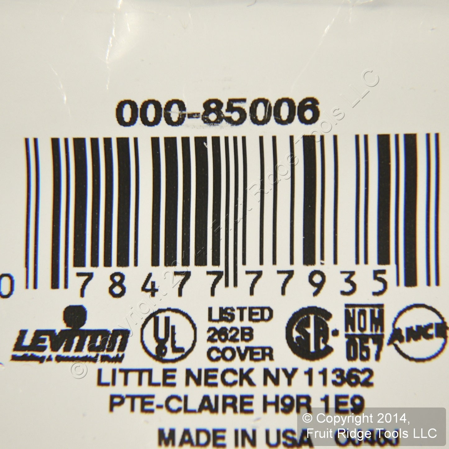 Leviton 85006 Brown 2-Gang Toggle Switch Blank Standard Size Wallplate Box Mount