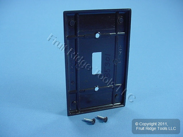 Leviton 85301 Brown 1-Gang Toggle Switch Plastic X-Deep Wallplate Cover Plate