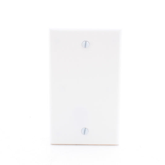 Leviton 88014 White Blank Cover Wallplate Box Mounts 40-Pack