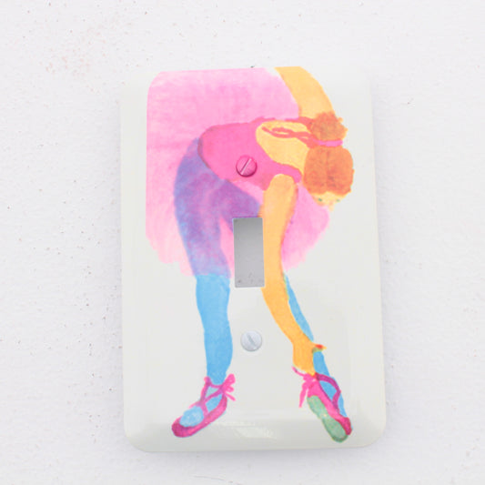 Leviton 89001-BAL Ballerina 1-Gang Toggle Switch Metal Cover Wallplates 5-Pack