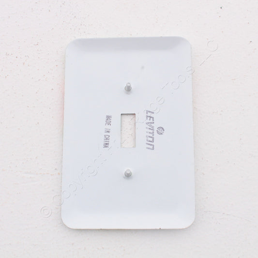 Leviton 89001-SFL Sunflower 1-Gang Toggle Switch Metal Oversize Wallplate Cover