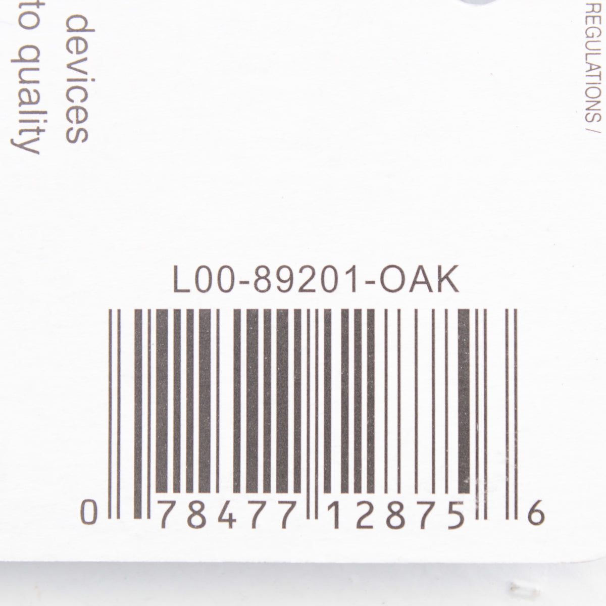 Leviton 89201-OAK Oak Finished Wood Toggle Switch Cover Wallplate Switchplate