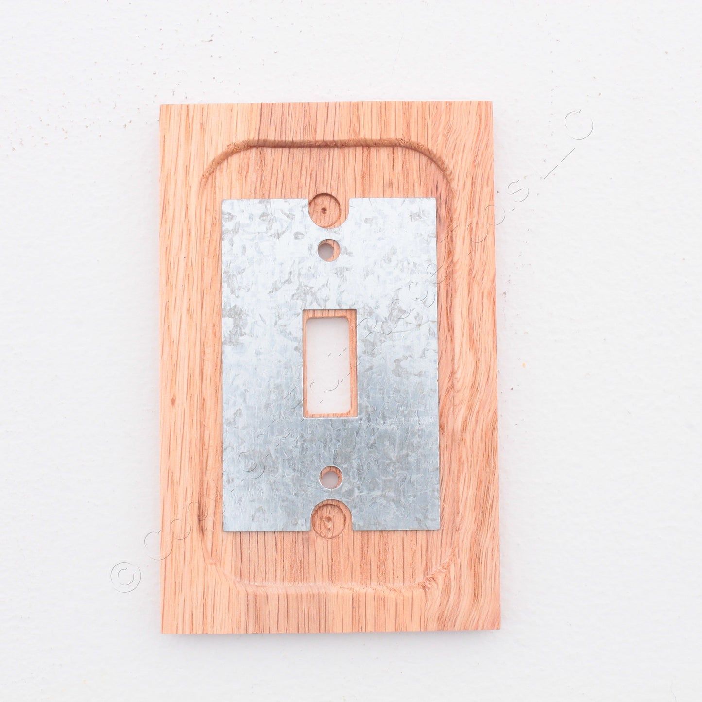 Leviton 89201 Oak Finished Wood Toggle Switch Cover Wallplate Switchplates 10pk