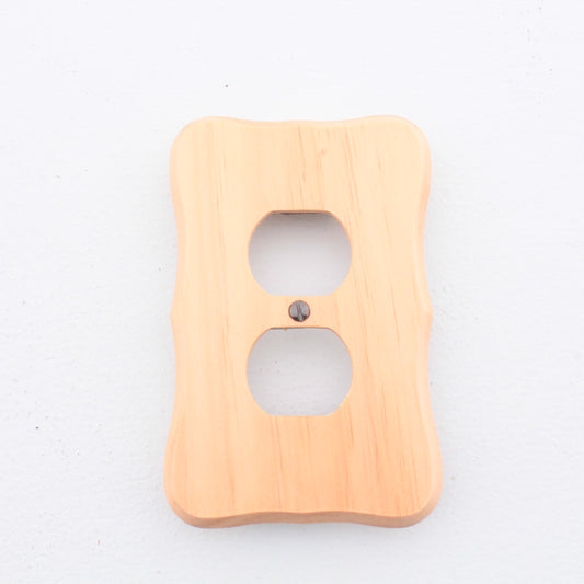 Leviton 89203-CVP Golden Pine 1-Gang Duplex Wood Oversize Wallplate Cover 10pcs