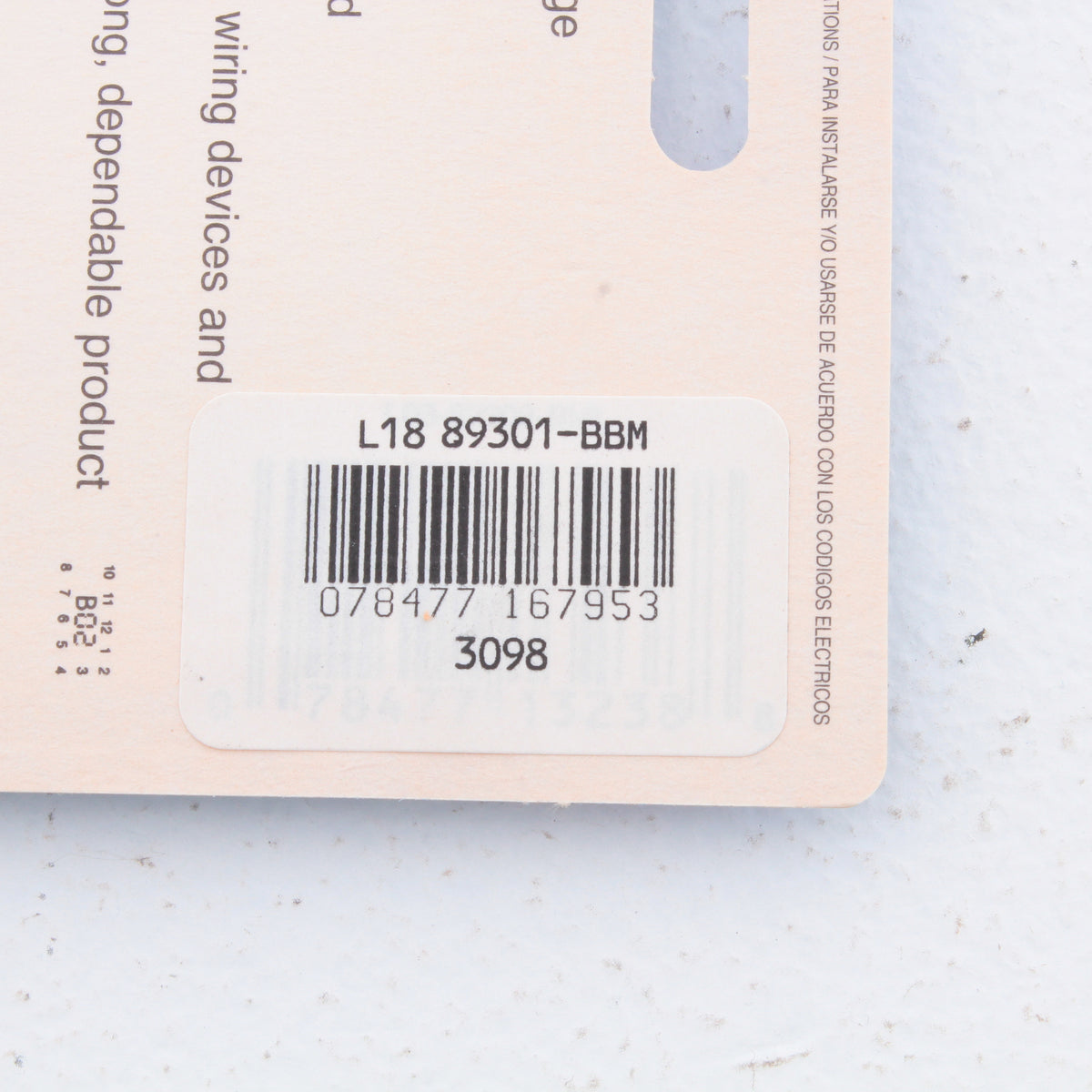 Leviton 1G Jumbo Birdseye Maple Toggle Switch Cover Wallplate 89301-BBM