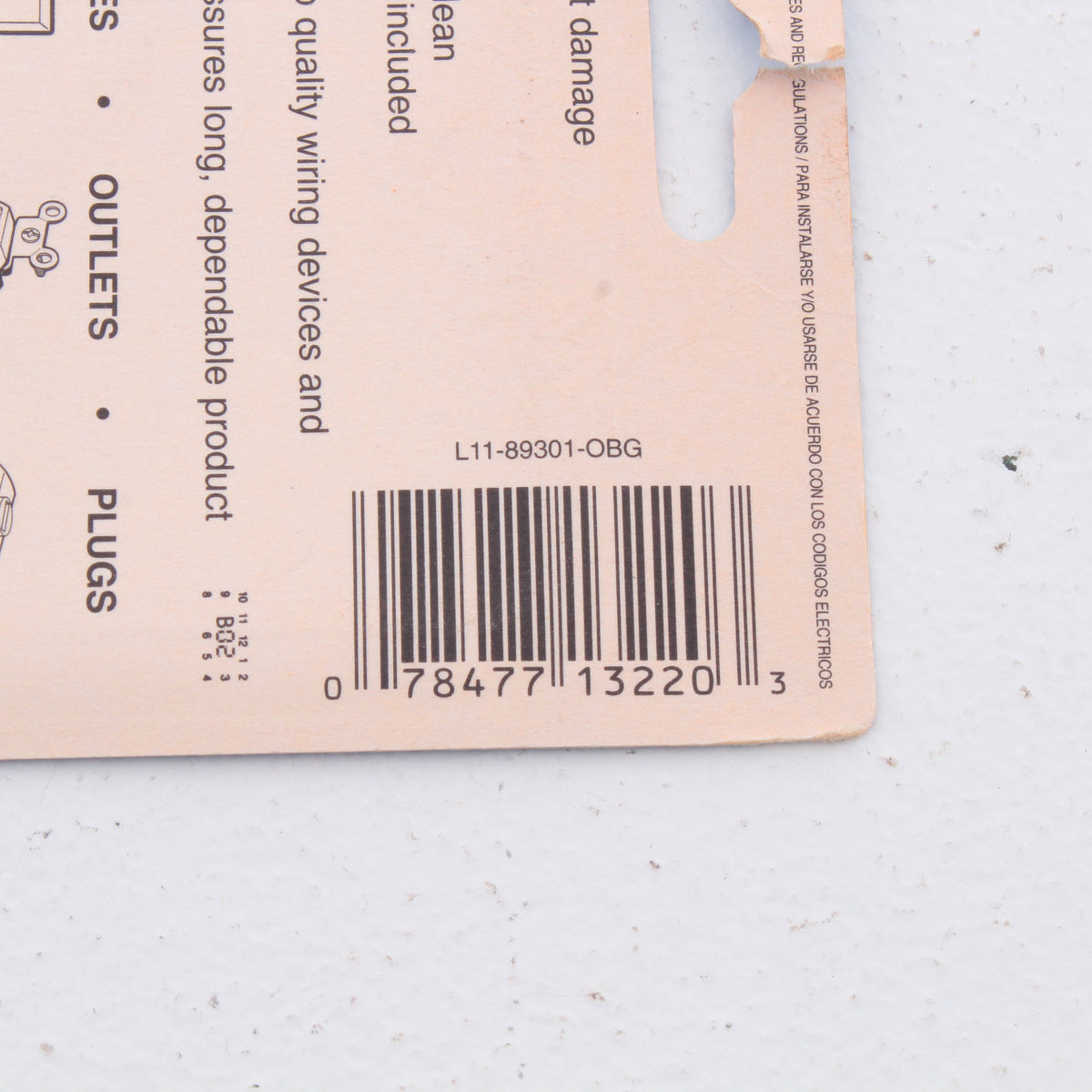 Leviton 89301-BG Brown Granite 1-Gang Toggle Switch Metal Oversize Wallplate