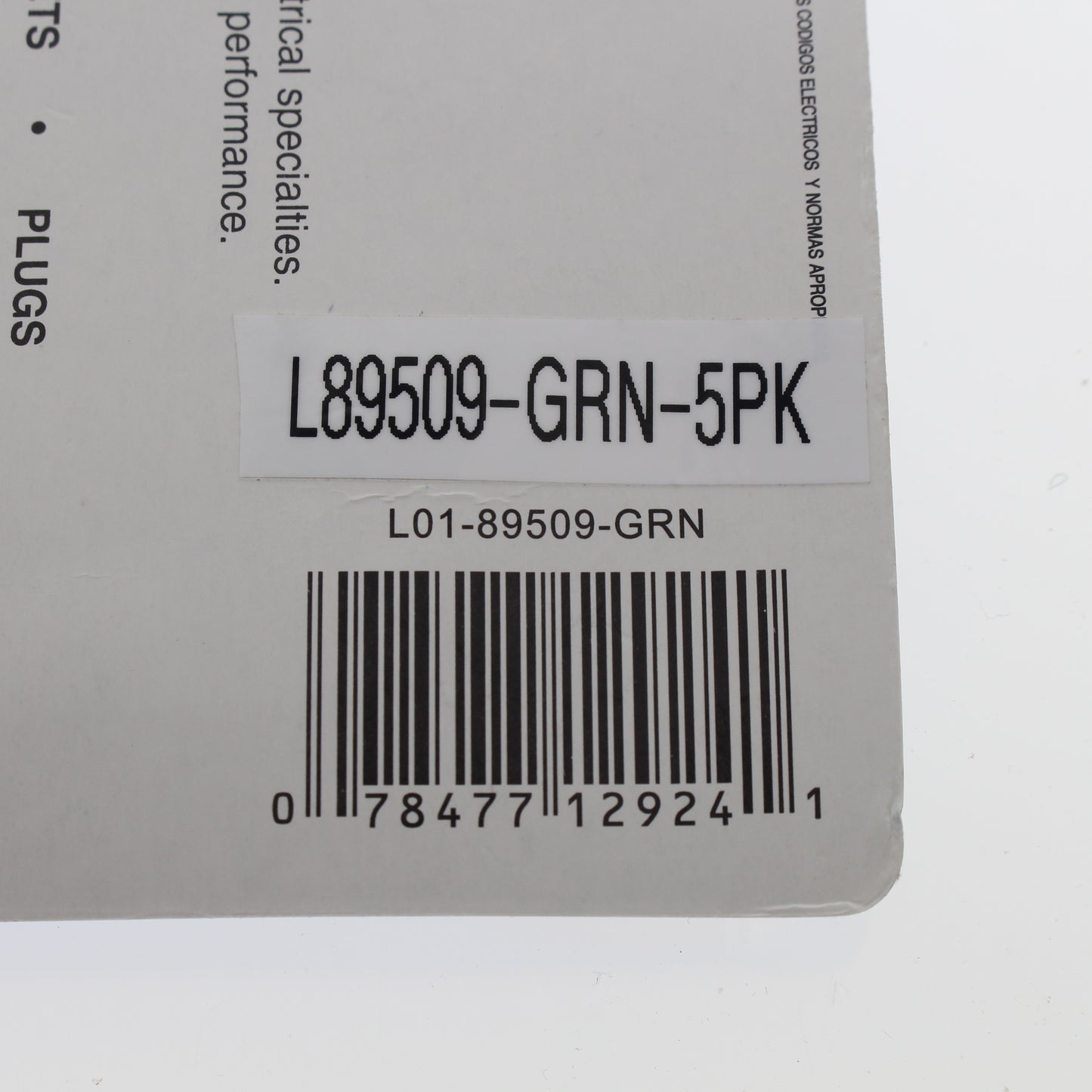 Leviton 89509-GRN Green Vine 2-Gang Toggle Ceramic Wallplate Standard Cover 5pcs