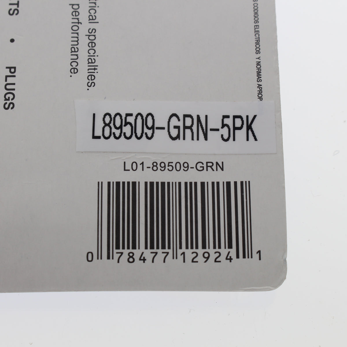 Leviton 89509-GRN Green Vine 2-Gang Toggle Ceramic Wallplate Standard Cover 5pcs