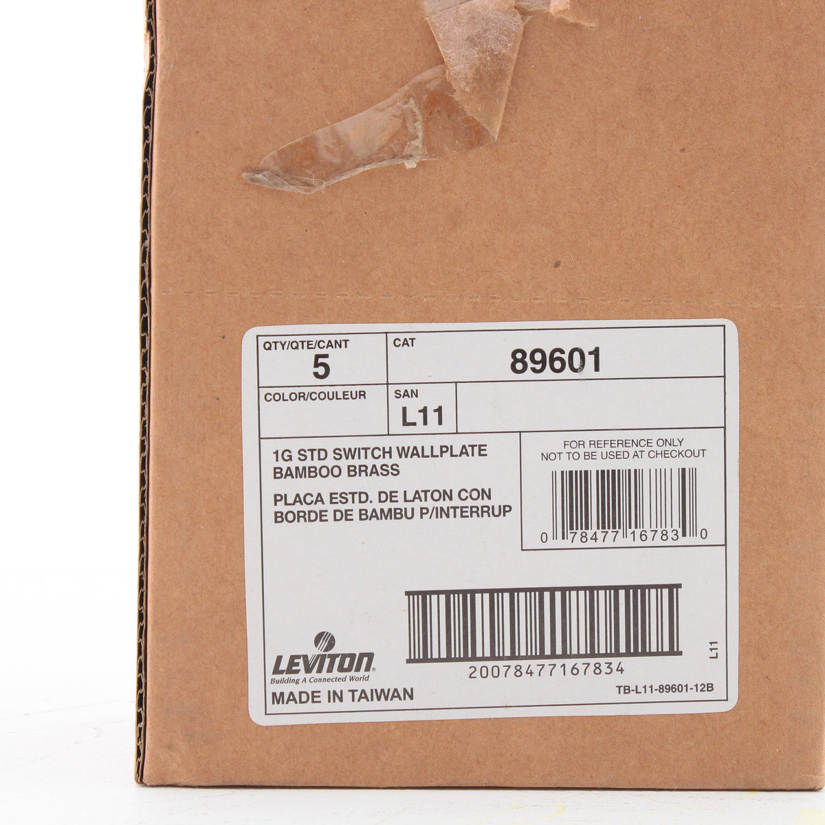 5 Leviton Brass Bamboo Tiki Metal Switch Cover Wall Plate Switchplates 89601