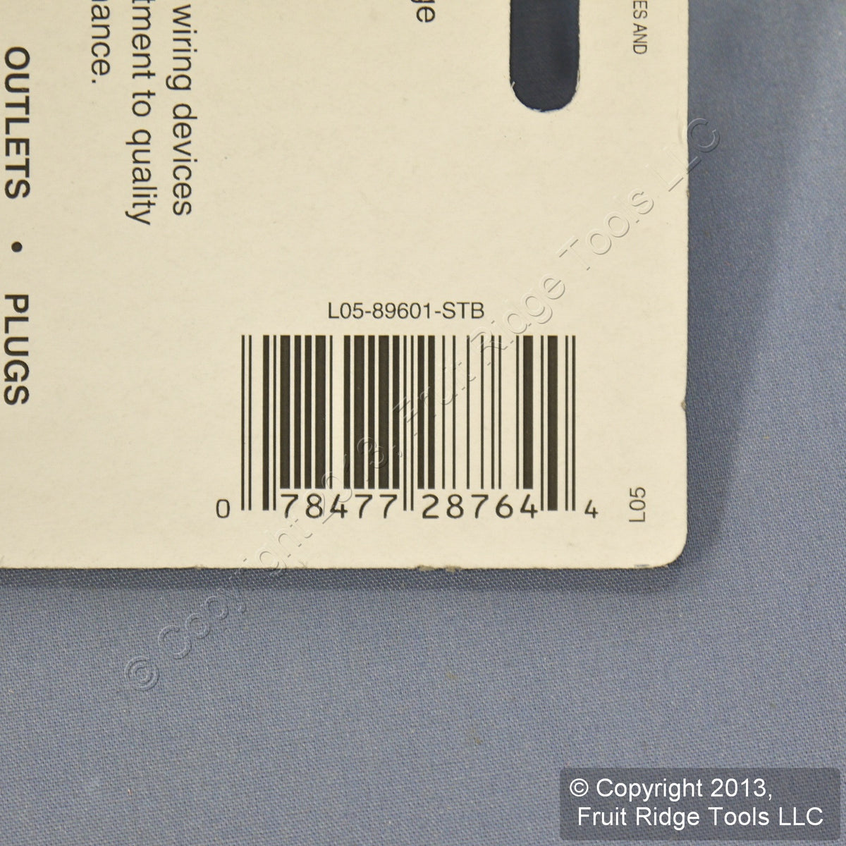 Leviton 89601-STB Brushed Brass 1-Gang Metal Switch 5.3" Cover Wallplate 50-Pack