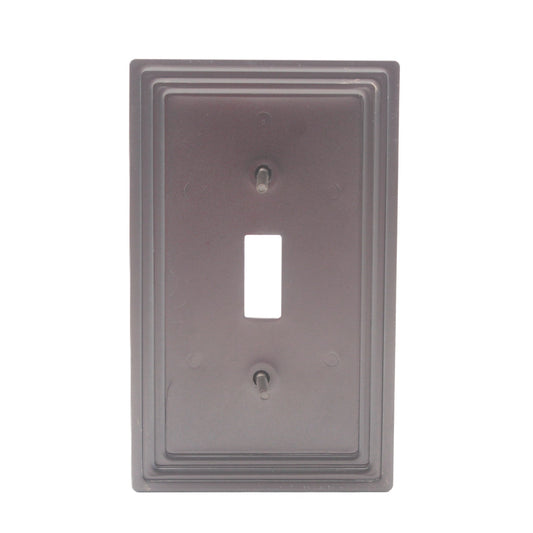Leviton 89601-STB Brushed Brass Metal 1-Gang Switch Cover Wall Plate Switchplate