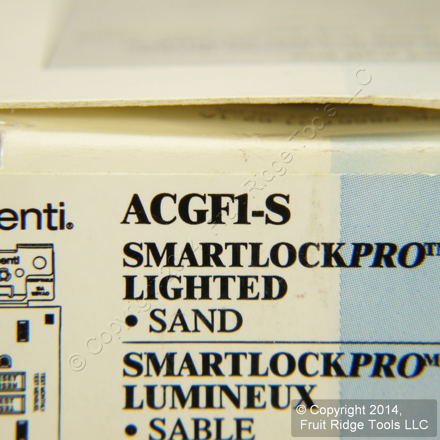 Leviton ACGF1-S Acenti Sand SmartLock GFCI 15A Receptacle Duplex GFI Outlet 5-15