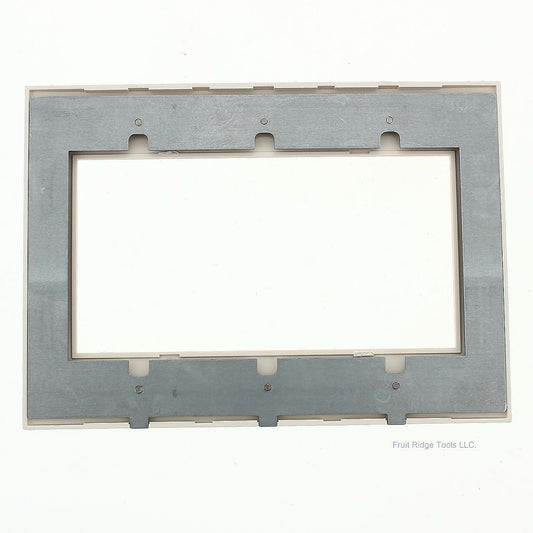 Leviton ACWP3-SND Sand 3-Gang 3-Acenti Engineering Grade Polymer Wallplate Cover