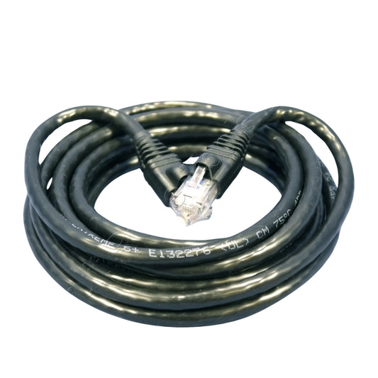 Leviton AG600-10E Black Cat6+ 10ft Ethernet Cable Data Patch Cord Network Booted