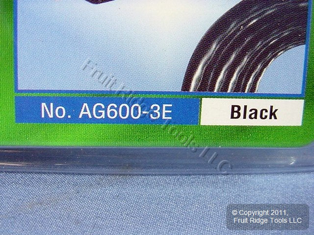 Leviton AG600-3E Black Cat6+ 3ft Ethernet Cable Data Patch Cord Network Booted