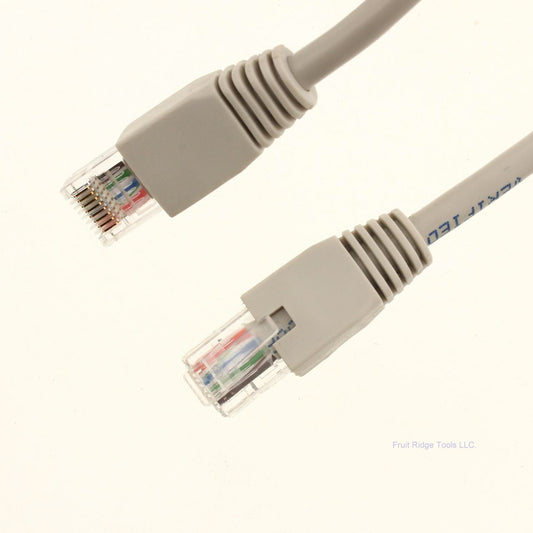 Lance Industries DT101 Gray 7' Cat5e Patch Cord 8 Conductor 4-Twisted Pair 24AWG