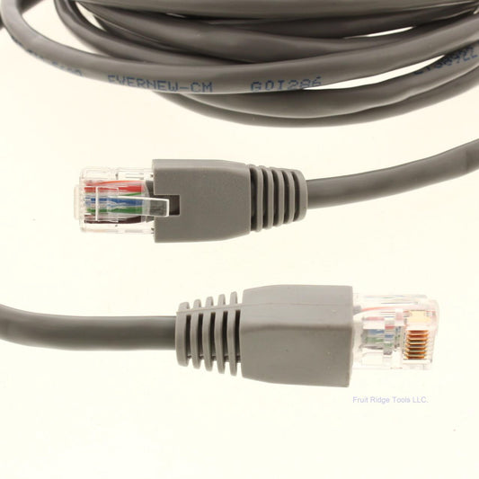 Lance Industries DT102 Gray 15 Ft Cat 5 Patch Cord 100MHz 4-Twisted Pair 24 AWG