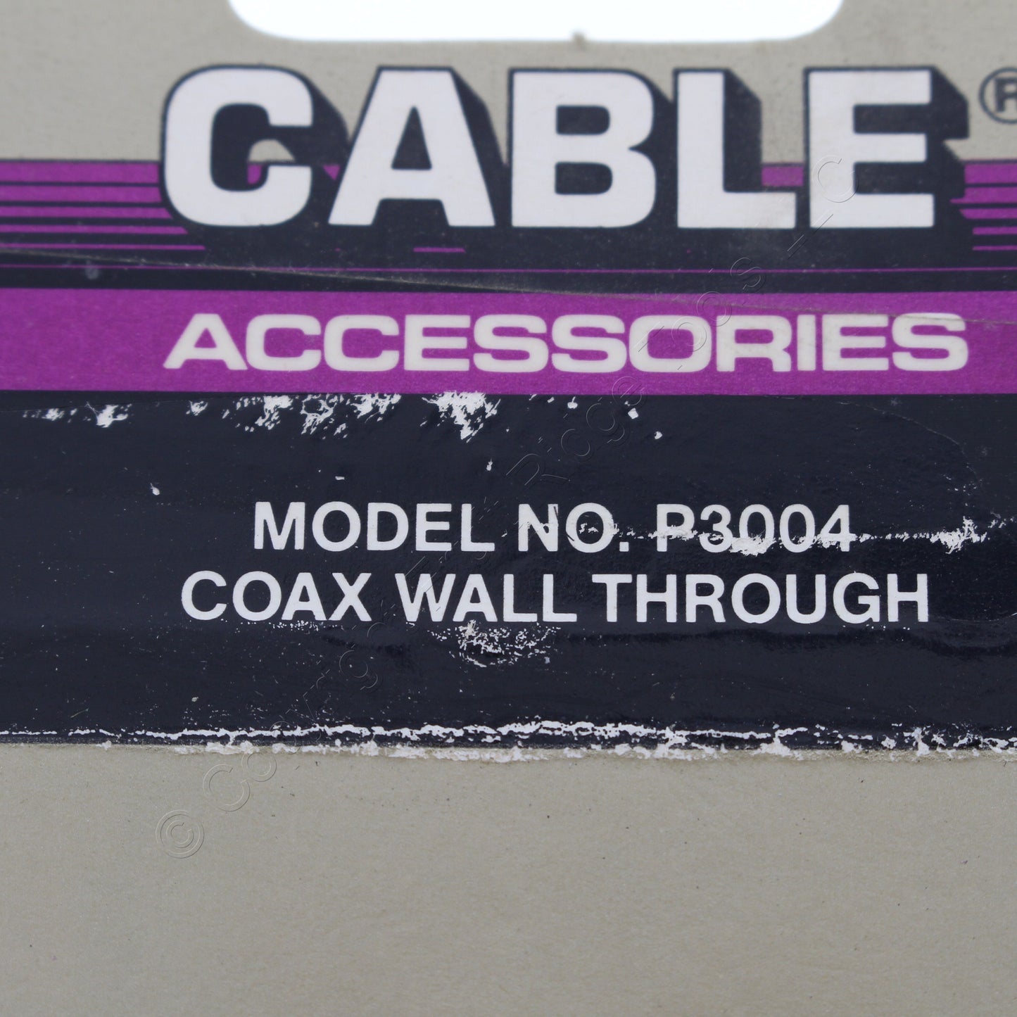 Lance P3004 White Coax Wire Cable Lead Through Wall Guider 2-Pack